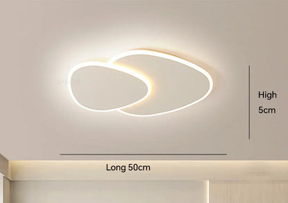 Nowoczesna lampa sufitowa LED – Abstrakcyjna lampa natynkowa
