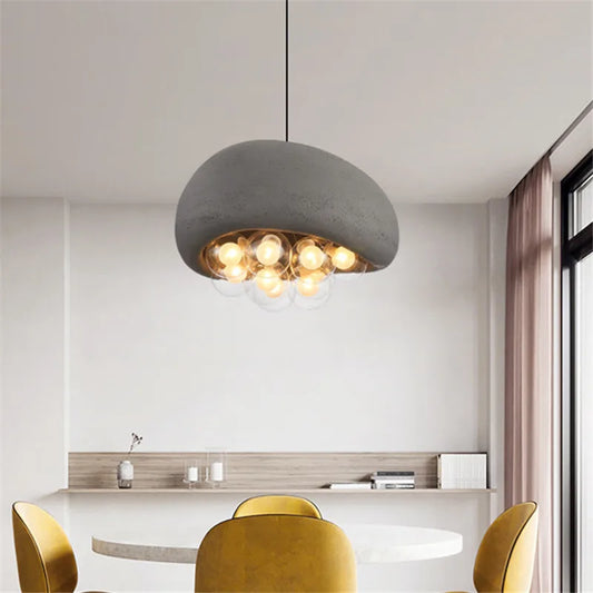 Designerska Lampa Sufitowa z Kulistymi Kloszami w Kształcie Baniek