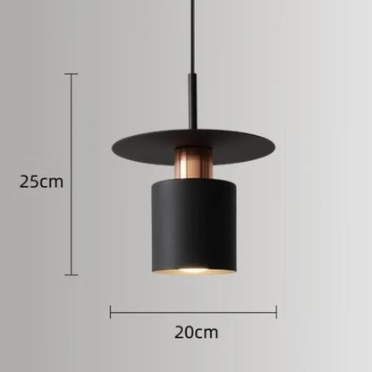 Nowoczesna Lampa Wisząca Skandynawska z Geometrycznym Akcentem
