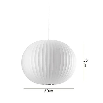 Lampa wisząca kula papierowa LED nowoczesny plafon w stylu japońskim