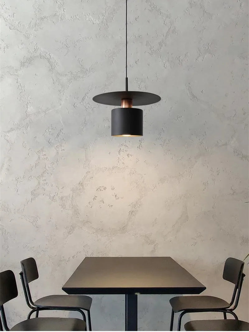 Nowoczesna Lampa Wisząca Skandynawska z Geometrycznym Akcentem