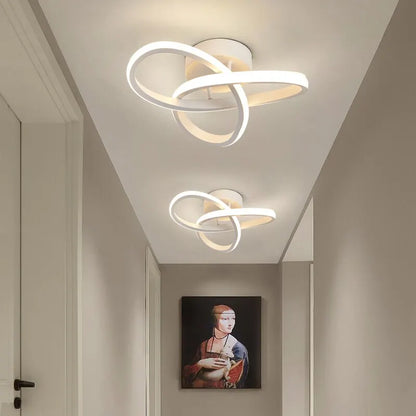 Nowoczesna lampa sufitowa LED żyrandol – geometryczna oprawa w stylu modern