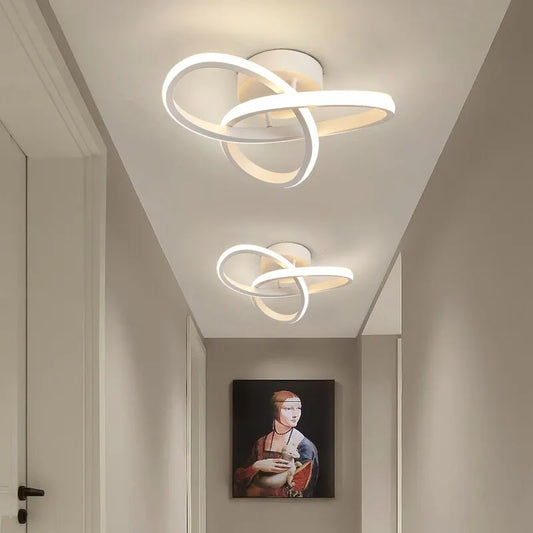 Nowoczesna lampa sufitowa LED żyrandol – geometryczna oprawa w stylu modern