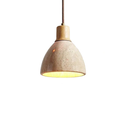 Lampa wisząca z kamienia – nowoczesna lampa sufitowa dekoracyjna w stylu minimalistycznym