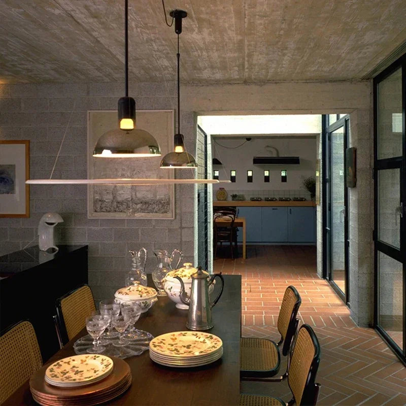 Nowoczesna lampa wisząca z podwójnym designem