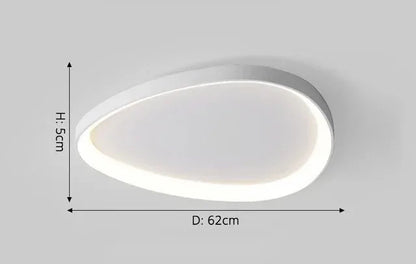 Asymetryczna lampa sufitowa LED – Nowoczesna natynkowa lampa