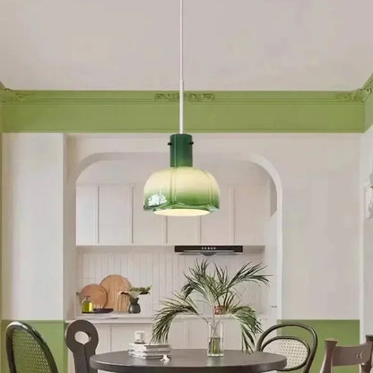 Kreatywna Szklana Lampa Wisząca do Salonu i Jadalni