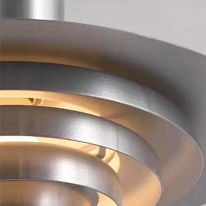 Retro Lampa Wisząca z Aluminium – Warstwowa Lampa LED