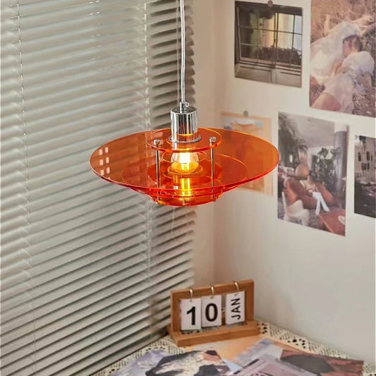 Nowoczesna Warstwowa Wisząca Lampa Akrylowa