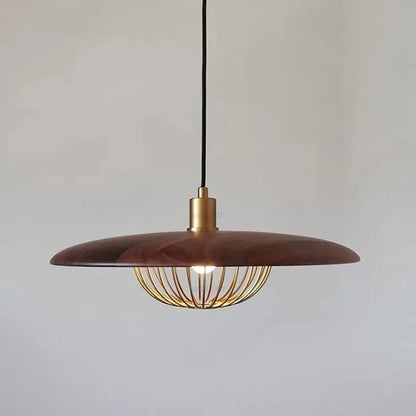 Industrialna Lampa Wisząca z Metalowym Kloszem i Ażurowym Koszykiem