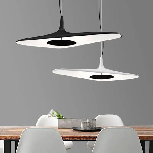 Nowoczesna Lampa Wisząca LED – Futurystyczny Design w Stylu Minimalistycznym