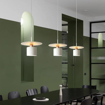 Nowoczesna Lampa Wisząca Skandynawska z Geometrycznym Akcentem