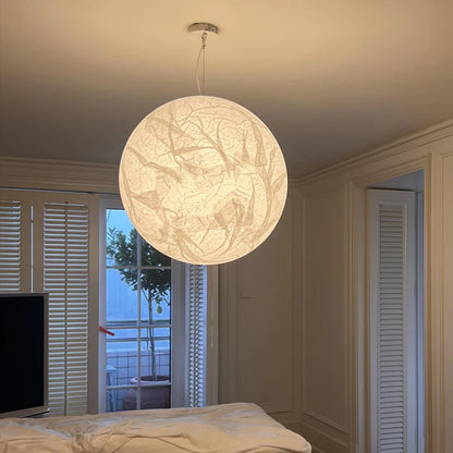 Wisząca Lampa Kula – Nowoczesna i Nastrojowa