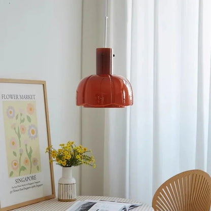 Kreatywna Szklana Lampa Wisząca do Salonu i Jadalni
