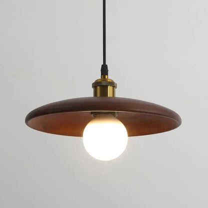 Skandynawska lampa wisząca z drewna – Minimalistyczna lampa sufitowa