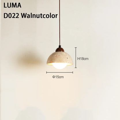 Lampa wisząca z kamienia – nowoczesna lampa sufitowa dekoracyjna w stylu minimalistycznym