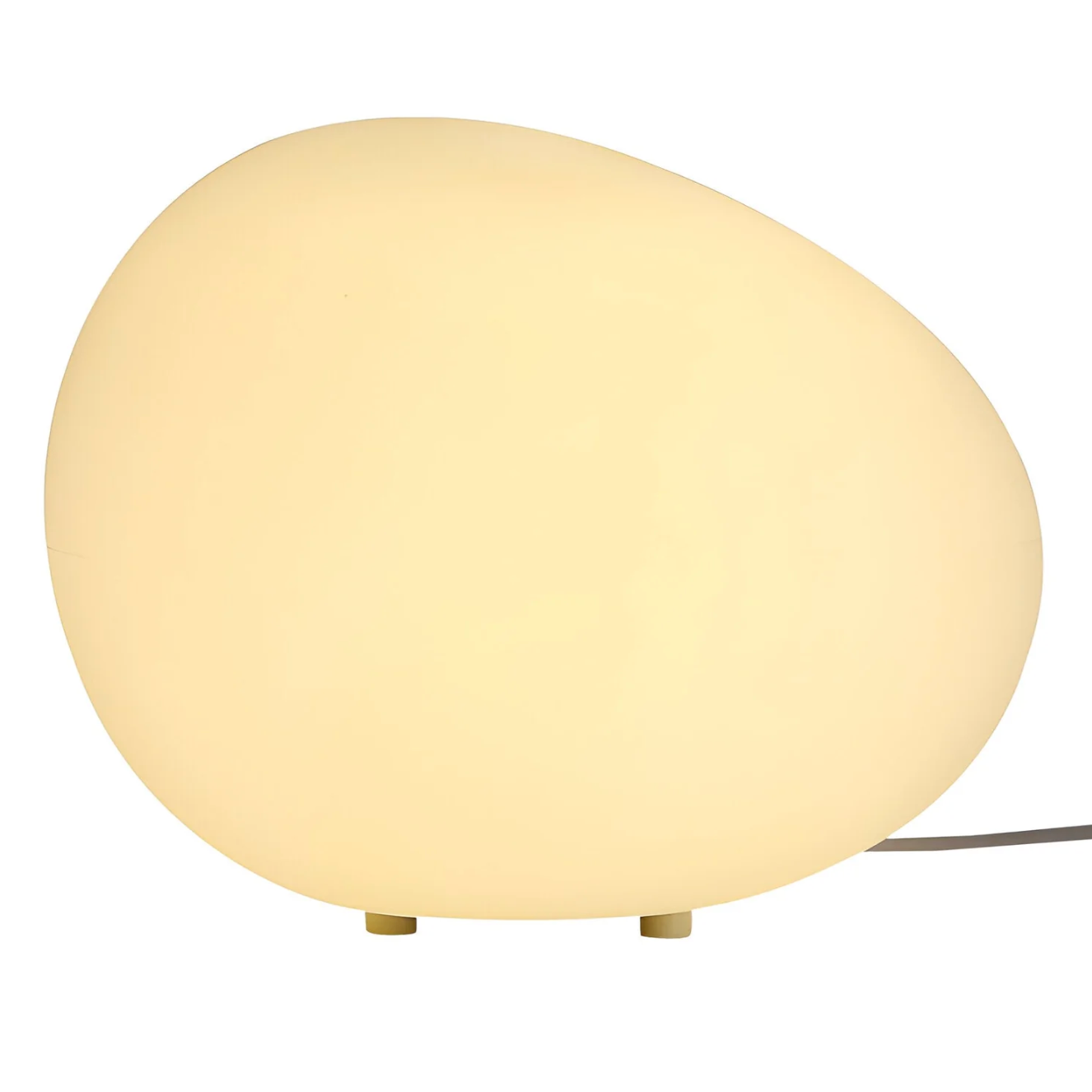 Lampka stołowa w kształcie kamienia – minimalistyczna elegancja w organicznej formie