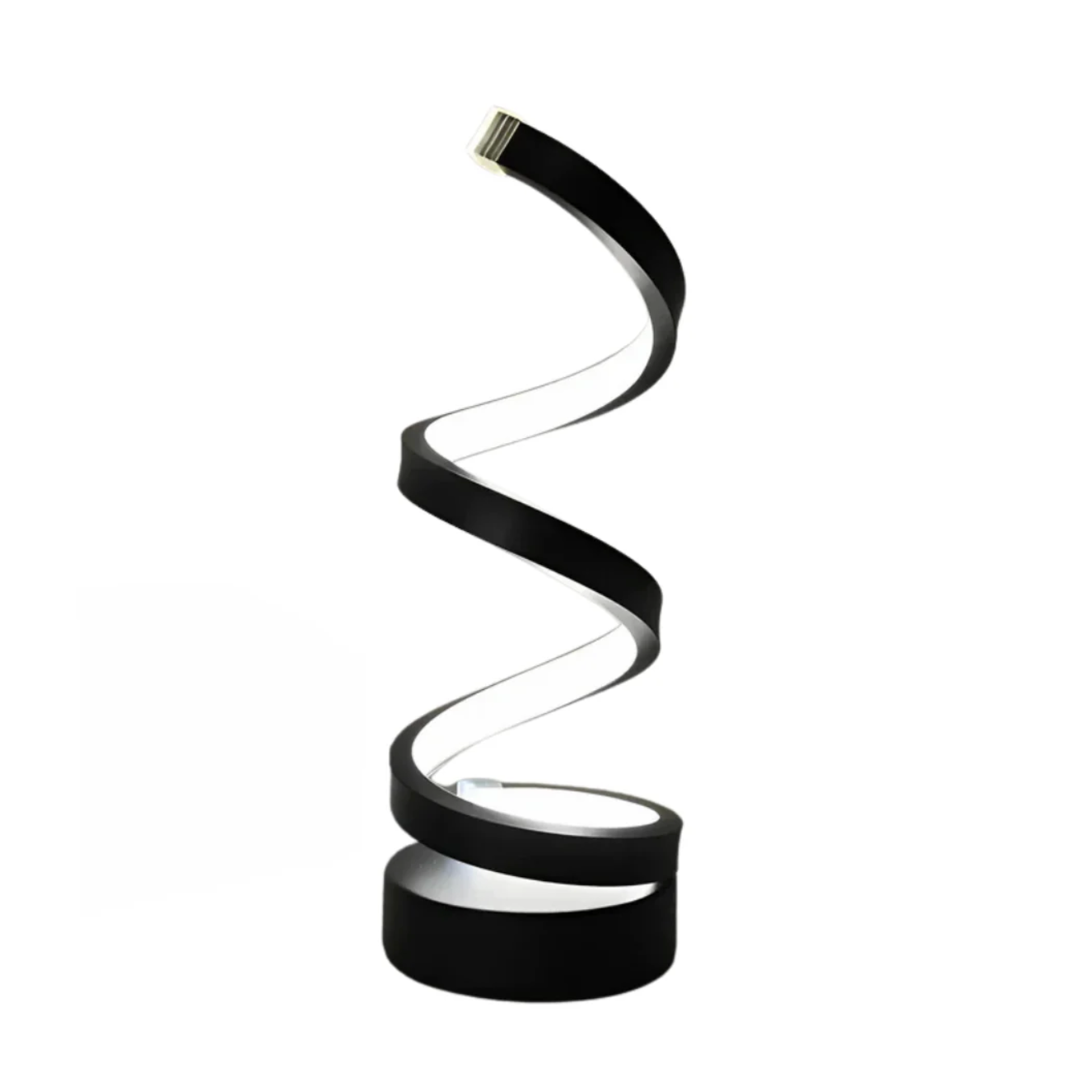 Nowoczesna spiralna lampka LED – designerska forma i funkcjonalność w jednym