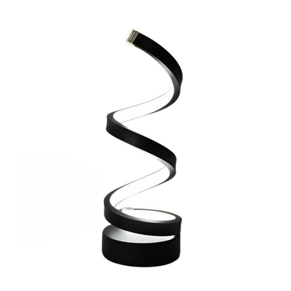 Nowoczesna spiralna lampka LED – designerska forma i funkcjonalność w jednym