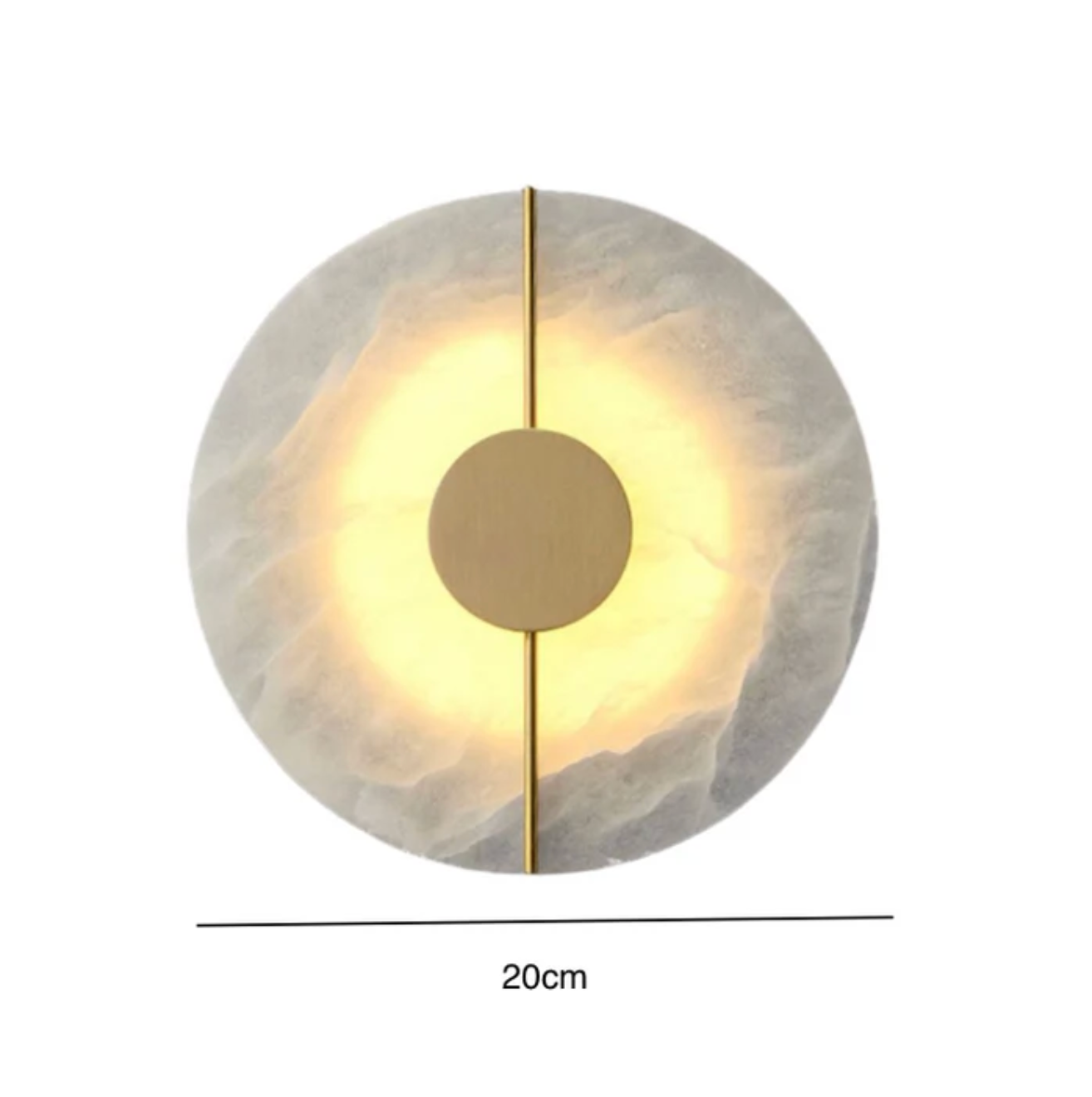 Kinkiet ścienny LED z naturalnego kamienia – nowoczesna lampa dekoracyjna