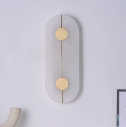 Kinkiet ścienny LED z naturalnego kamienia – nowoczesna lampa dekoracyjna