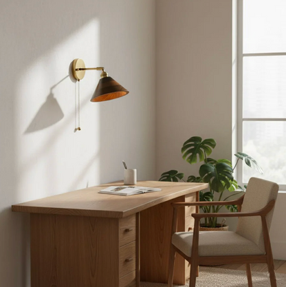 Industrialny kinkiet ścienny z regulowanym ramieniem – styl loft