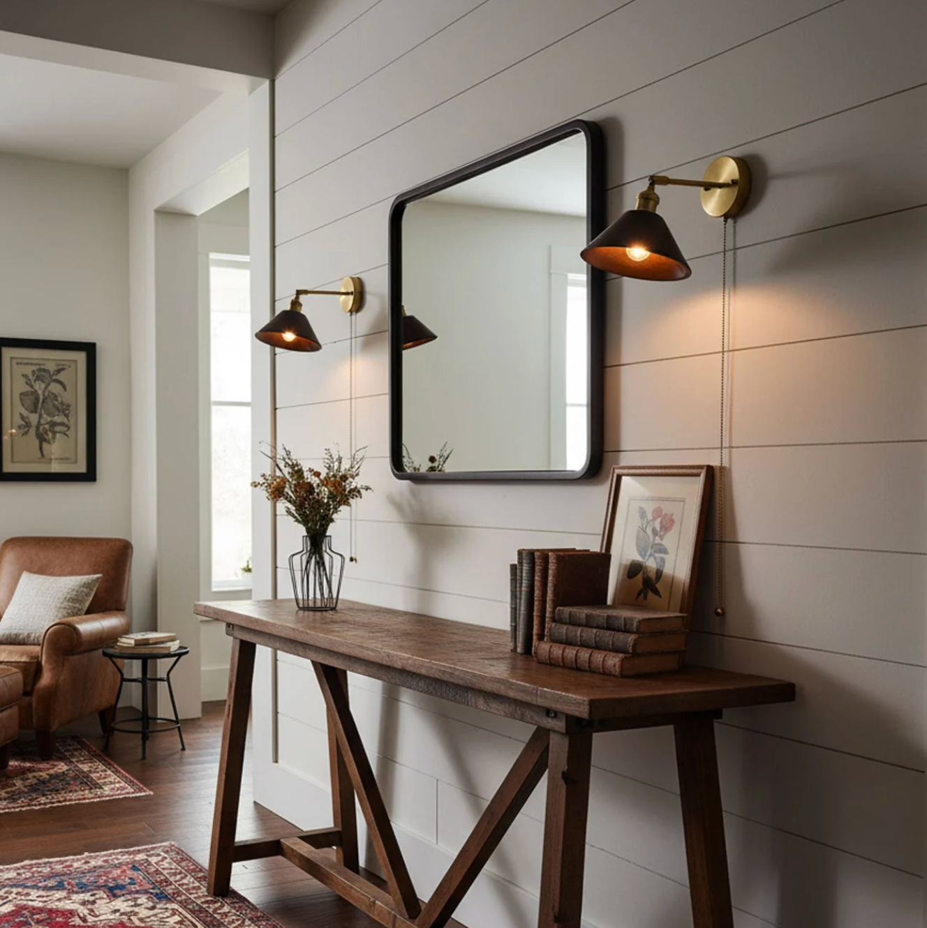 Industrialny kinkiet ścienny z regulowanym ramieniem – styl loft