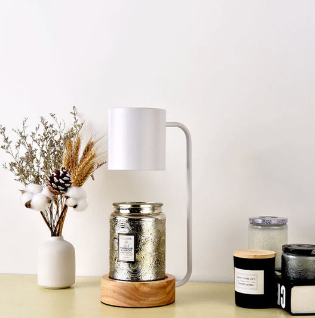 Lampa stołowa do świec – nowoczesny podgrzewacz w stylu minimalistycznym