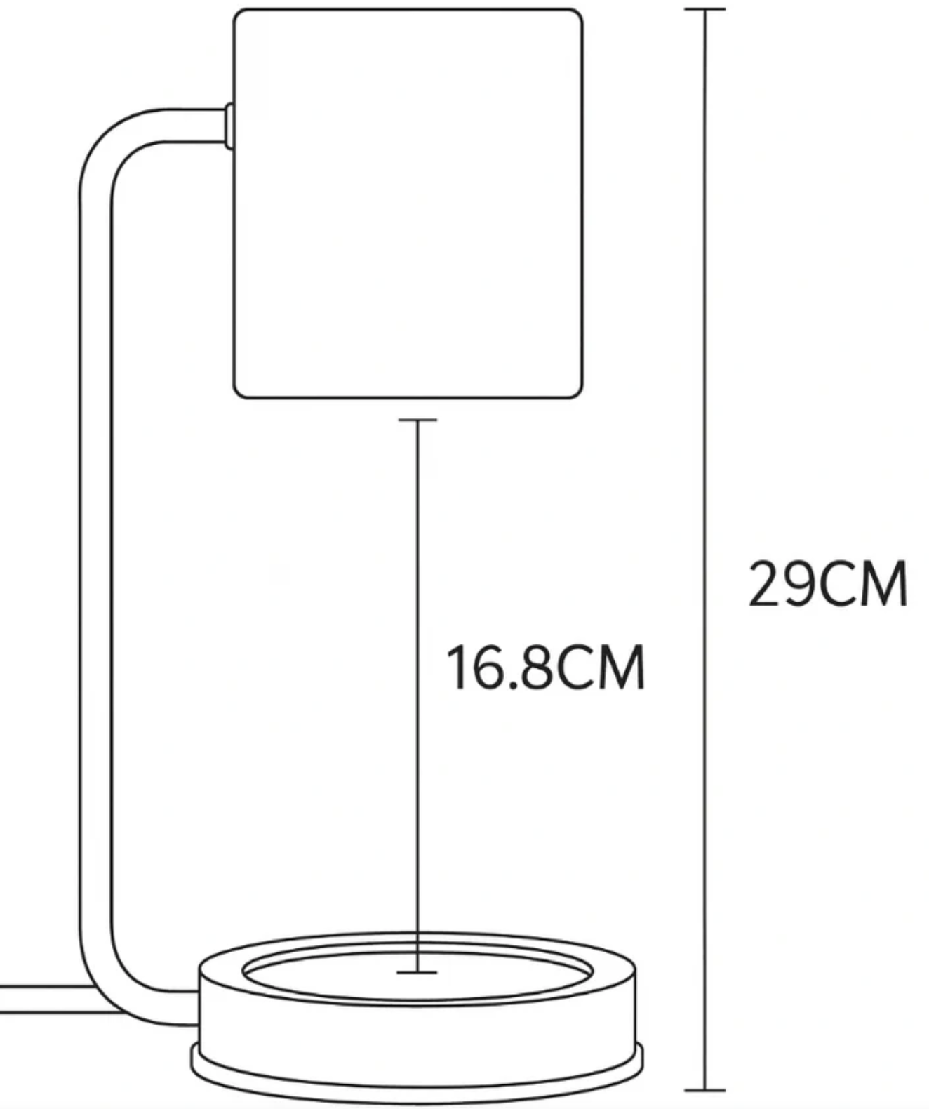 Lampa stołowa do świec – nowoczesny podgrzewacz w stylu minimalistycznym