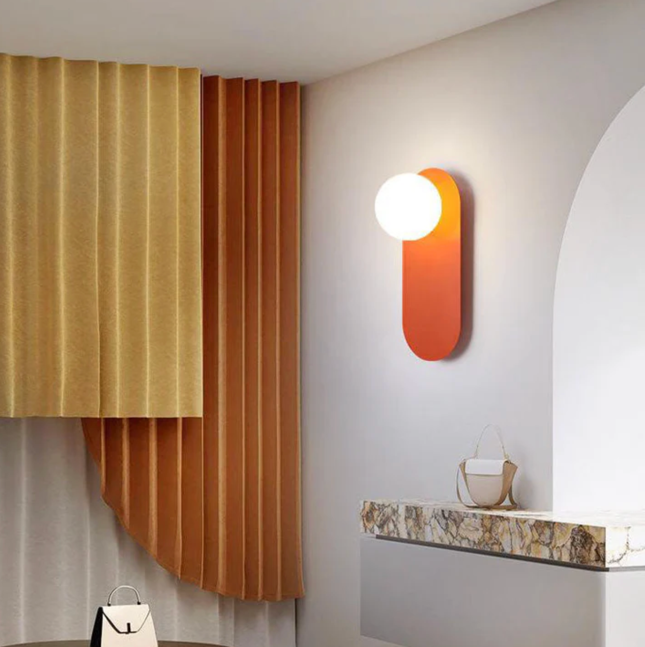 Kinkiet ścienny LED kula – nowoczesna lampa ścienna dekoracyjna