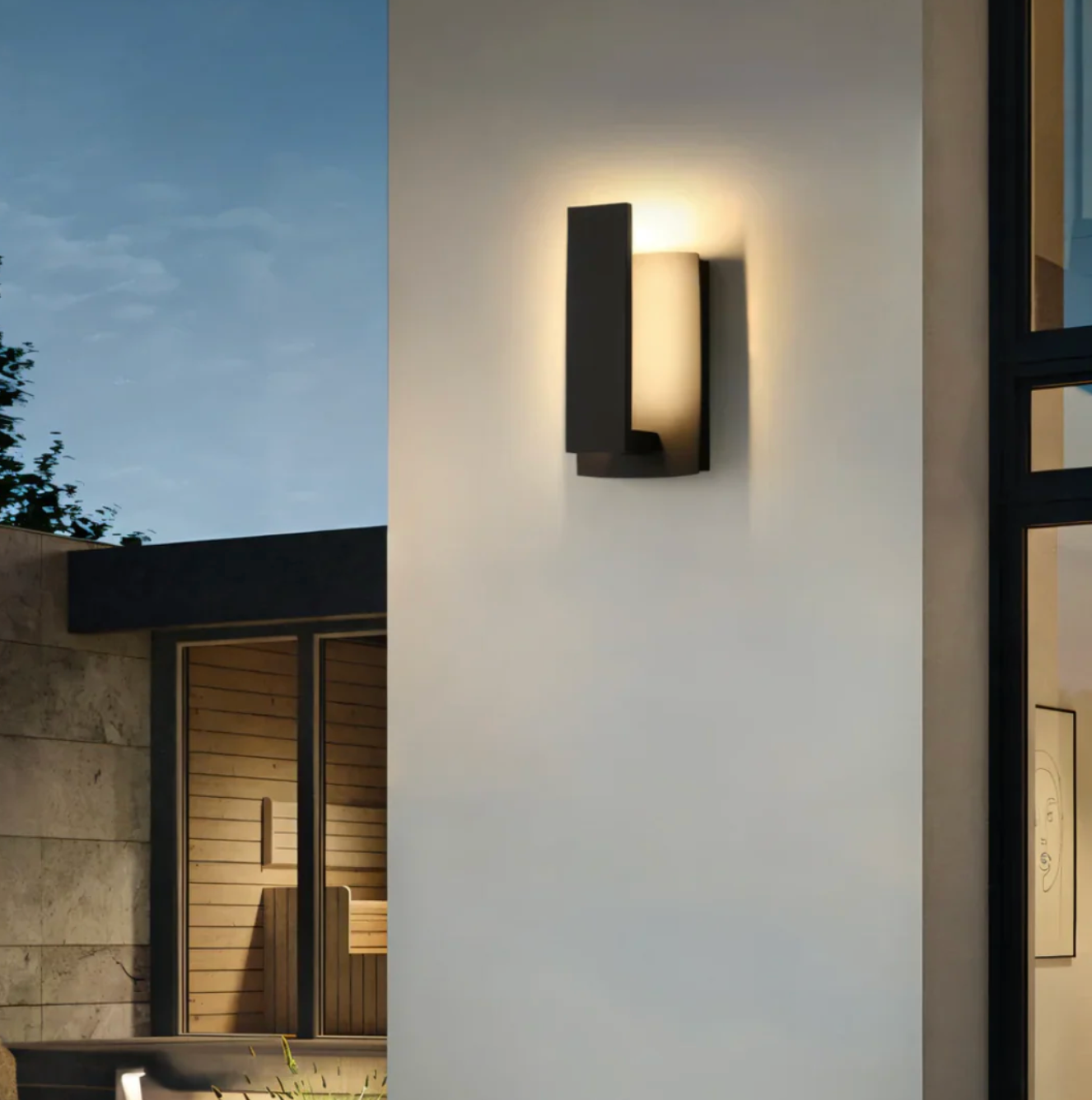 Nowoczesny kinkiet zewnętrzny LED – minimalistyczna lampa elewacyjna