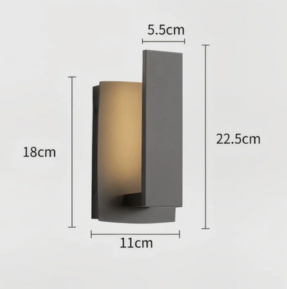 Nowoczesny kinkiet zewnętrzny LED – minimalistyczna lampa elewacyjna