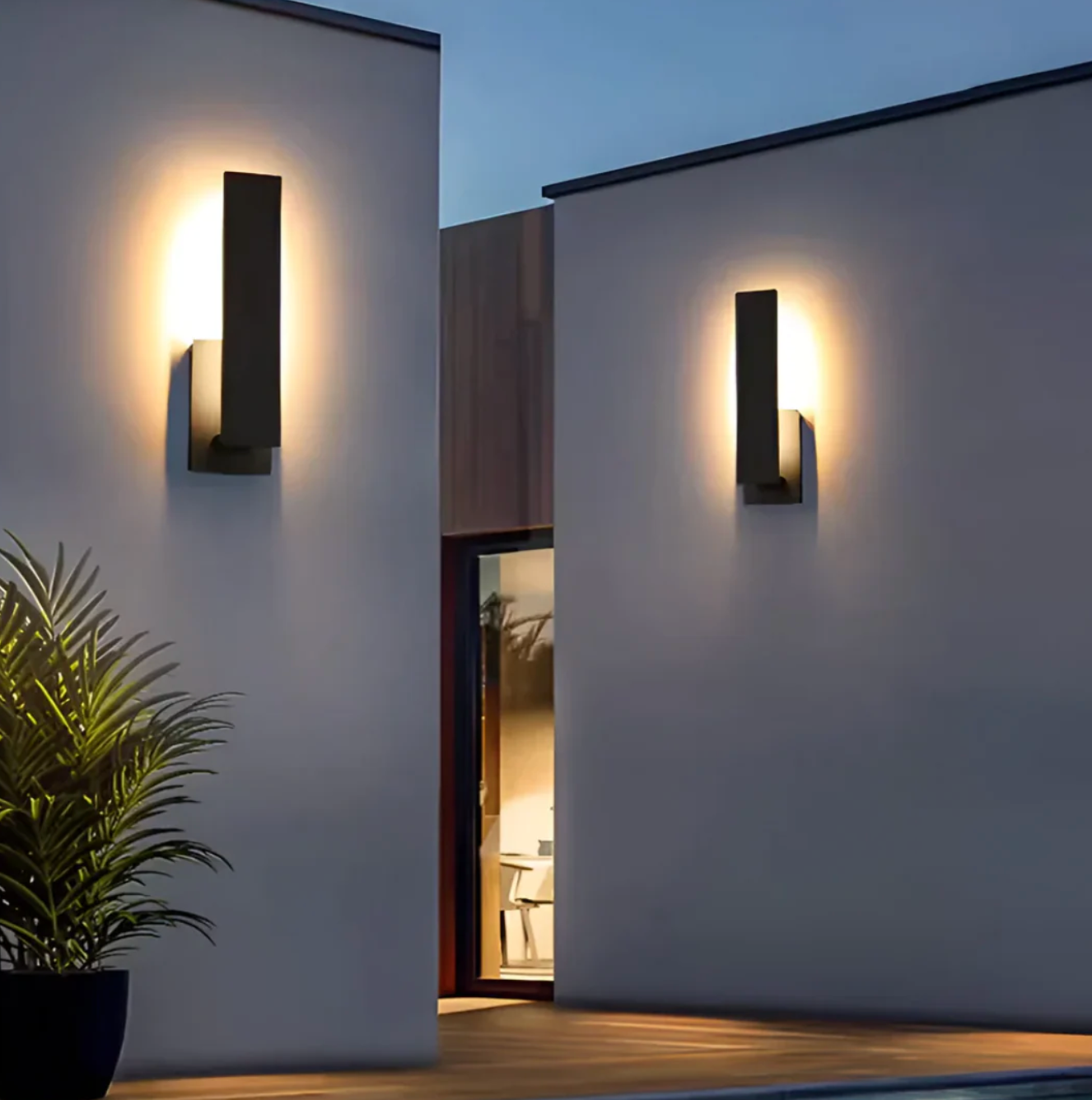 Nowoczesny kinkiet zewnętrzny LED – minimalistyczna lampa elewacyjna