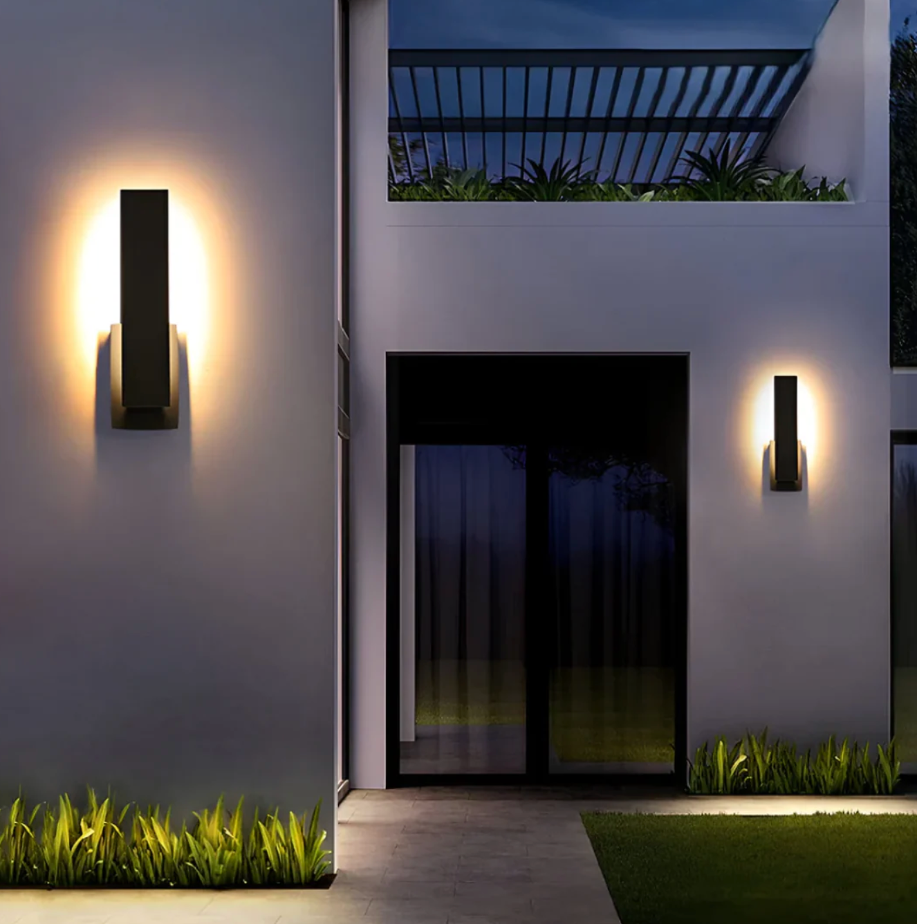 Nowoczesny kinkiet zewnętrzny LED – minimalistyczna lampa elewacyjna