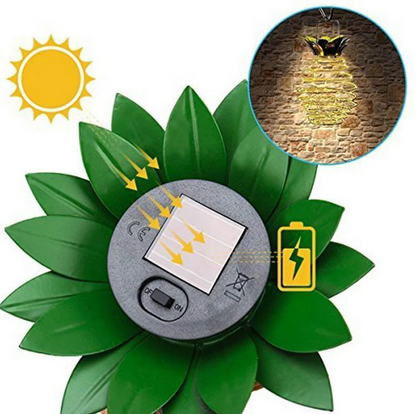 Solarna lampa wisząca LED ananas – dekoracyjna lampka ogrodowa spiralna na taras i balkon