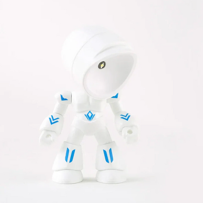 Lampka LED w kształcie robota – figurka dekoracyjna z funkcją oświetlenia