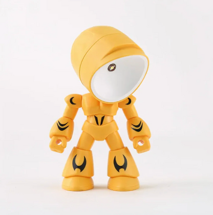 Lampka LED w kształcie robota – figurka dekoracyjna z funkcją oświetlenia