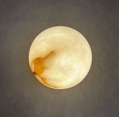 Kinkiet ścienny kula marmurowa LED – nowoczesna lampa dekoracyjna