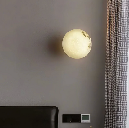 Kinkiet ścienny kula marmurowa LED – nowoczesna lampa dekoracyjna