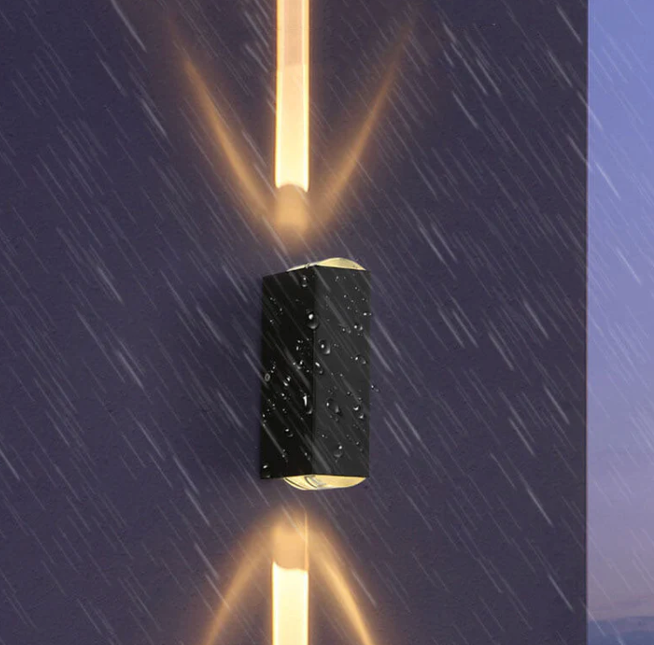 Kinkiet elewacyjny LED góra–dół – nowoczesna lampa zewnętrzna