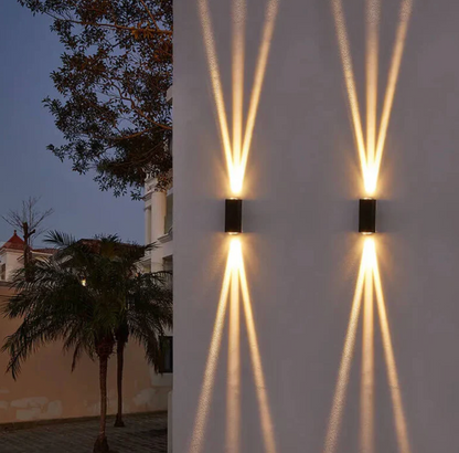 Kinkiet elewacyjny LED góra–dół – nowoczesna lampa zewnętrzna