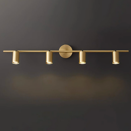 Nowoczesny plafon sufitowy LED z regulowanymi reflektorami – lampa listwa 1/2/3/4 punkty