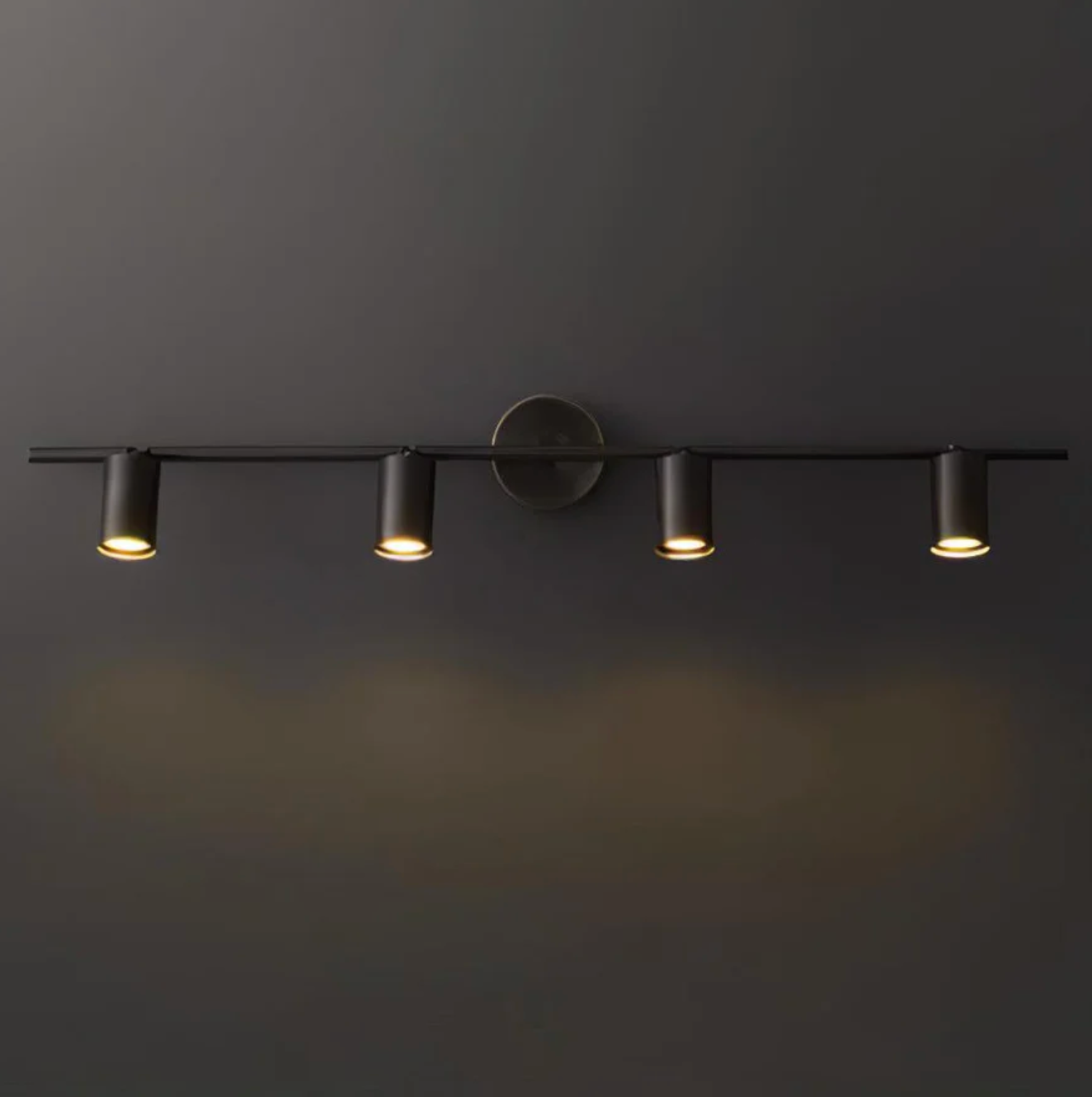 Nowoczesny plafon sufitowy LED z regulowanymi reflektorami – lampa listwa 1/2/3/4 punkty