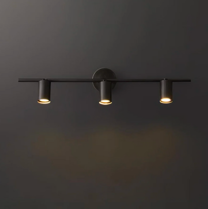 Nowoczesny plafon sufitowy LED z regulowanymi reflektorami – lampa listwa 1/2/3/4 punkty