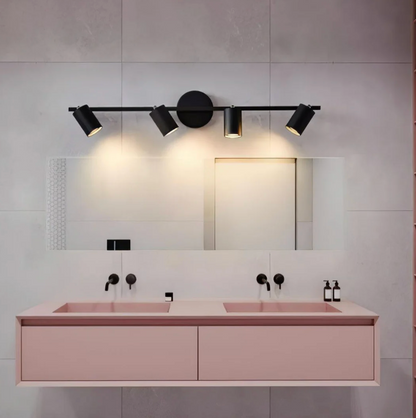 Nowoczesny plafon sufitowy LED z regulowanymi reflektorami – lampa listwa 1/2/3/4 punkty