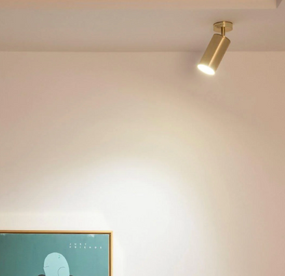 Nowoczesny plafon sufitowy LED z regulowanymi reflektorami – lampa listwa 1/2/3/4 punkty