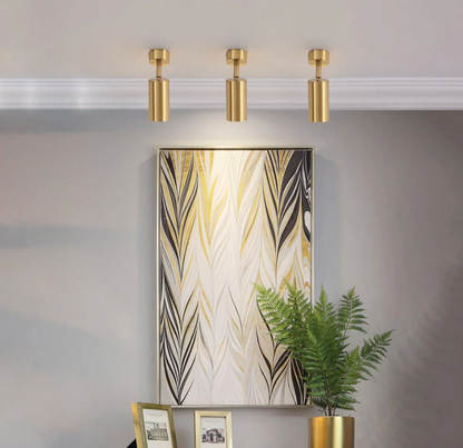 Nowoczesny plafon sufitowy LED z regulowanymi reflektorami – lampa listwa 1/2/3/4 punkty