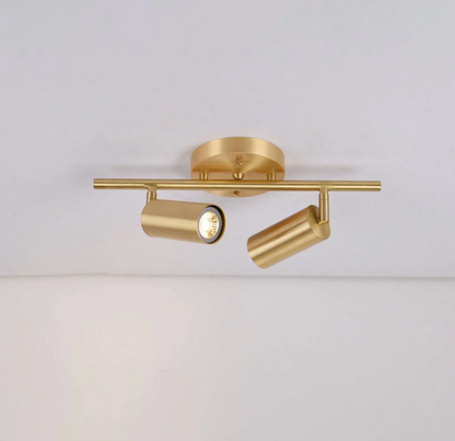 Nowoczesny plafon sufitowy LED z regulowanymi reflektorami – lampa listwa 1/2/3/4 punkty