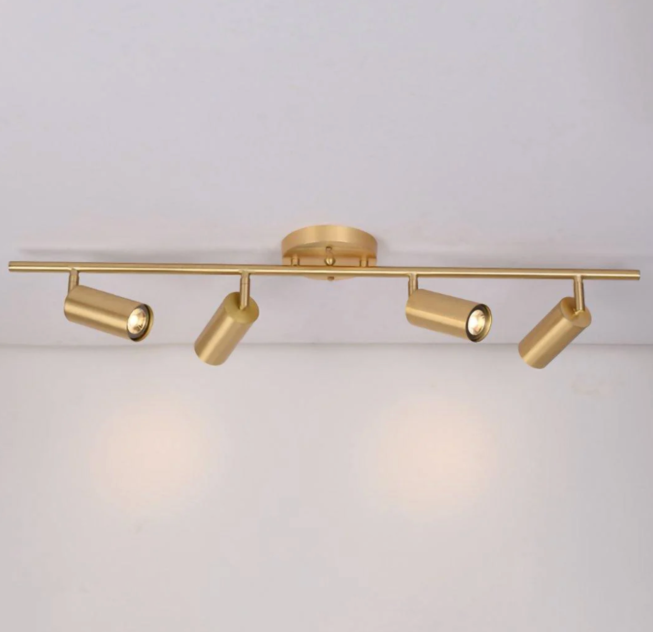 Nowoczesny plafon sufitowy LED z regulowanymi reflektorami – lampa listwa 1/2/3/4 punkty