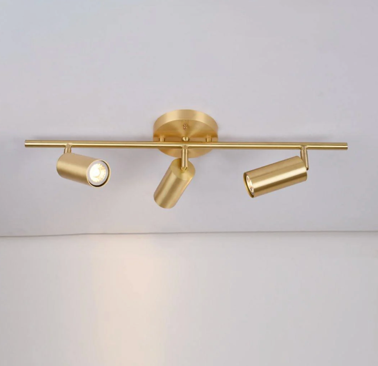 Nowoczesny plafon sufitowy LED z regulowanymi reflektorami – lampa listwa 1/2/3/4 punkty